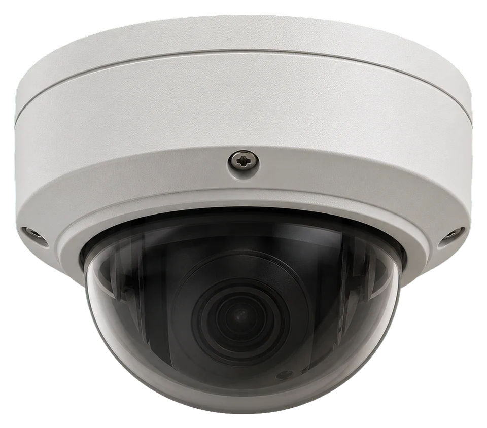 Representative commercial dome security camera.