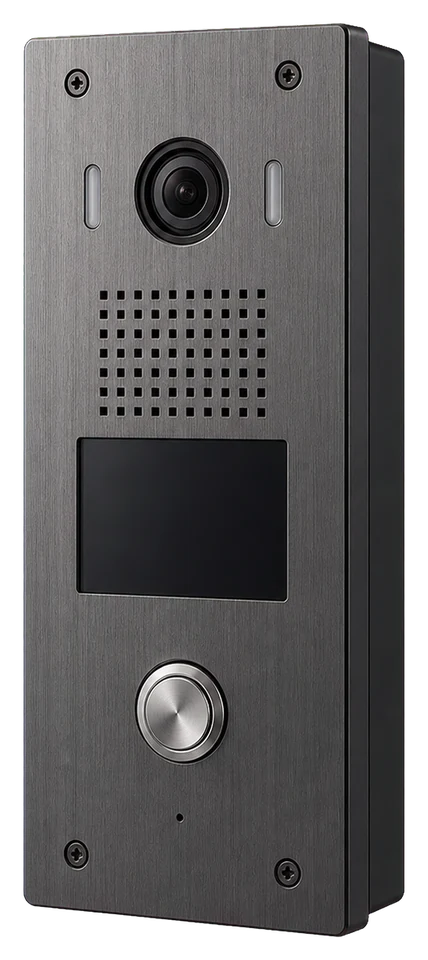 Representative commercial video intercom hardware.